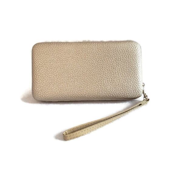 Cell Phone Card Money Holder Women's Wallet With Detachable Wrist Strap - Picture 2 of 12